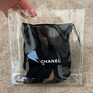 Custom made Chanel plastic tote